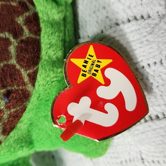 🕸Vintage Ty Beanie Baby Original Speedy the Turtle P.V.C. Pellets - Picture 11 of 11